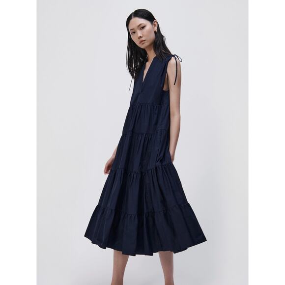 Jonathan Simkhai Atlanta Tiered Midi Dress - Picture 4 of 7